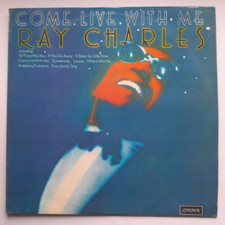 Ray Charles – Come Live With Me - LP - London Records - 1974 - VG