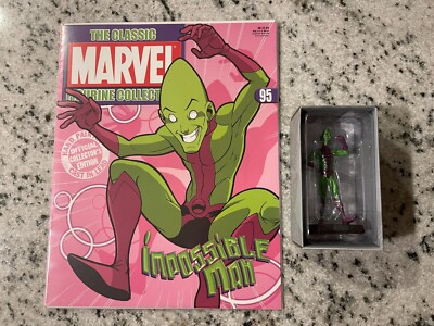 Impossible Man Eaglemoss Lead Figure 95 With Magazine Marvel Figurine Collection