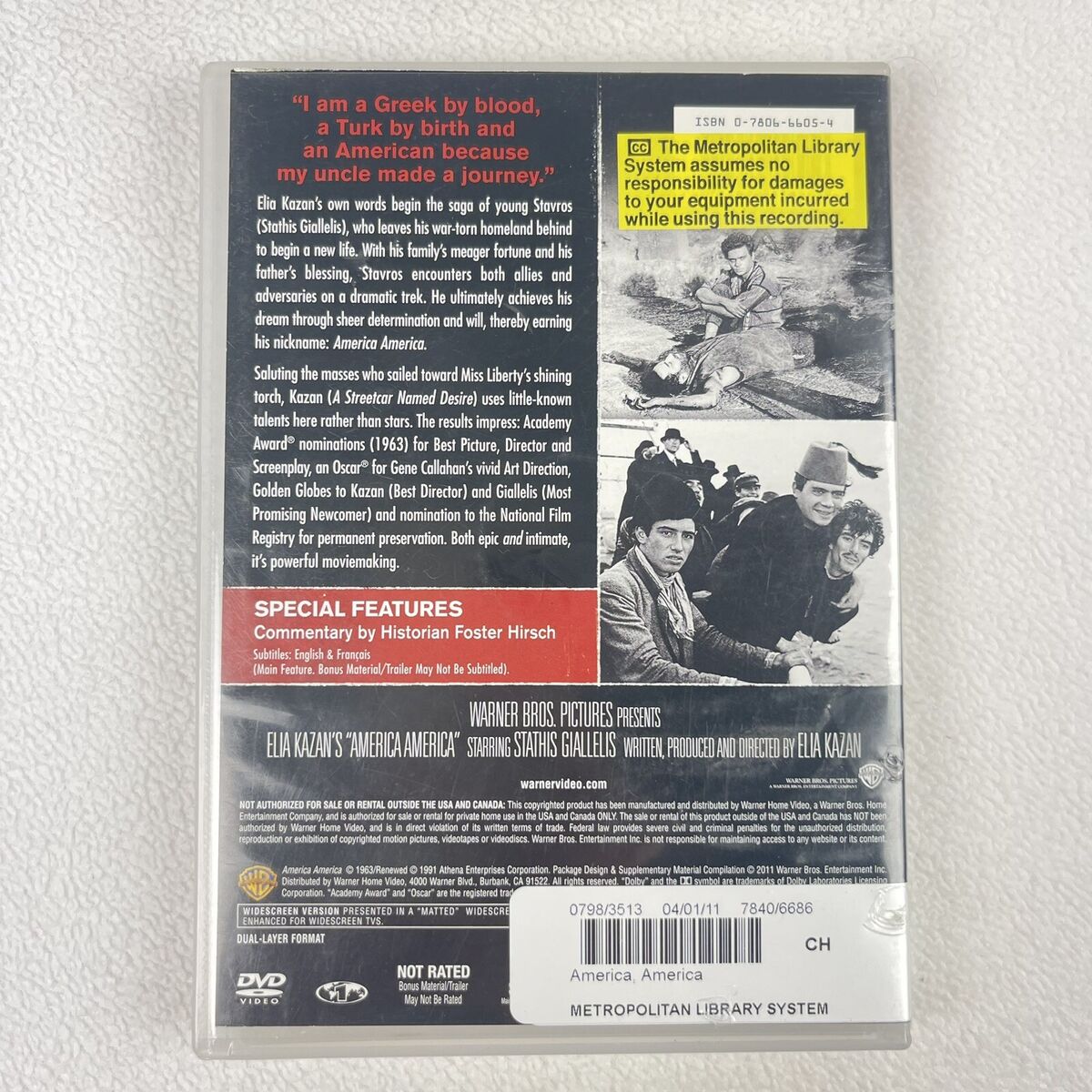 America, America (DVD, 1963) 883929158256 | eBay America, America (DVD, 1963) 883929158256 | eBay