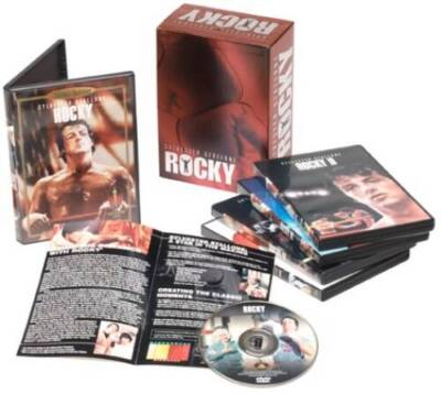 #ad #ad Rocky Five Disc Boxed Set DVD GOOD $8.37