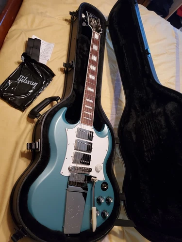 Gibson Custom SG 3 pickup Signature Kirk Douglas 2021 Inverness Green MINT COND.