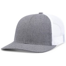 Pacific Headwear Melange Heather Low-Profile Trucker One Size