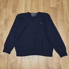 Polo Ralph Lauren Sweater Lambs wool Pullover Sweater Youth Size Large