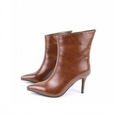 Fashion Women's Pointed Toe Pull On Ankle Boots Stiletto High Heels Party Shoes