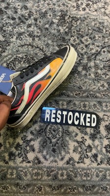 Vans Old Skool 36 LX Archive Flame Red and Orange Flames