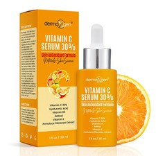 PURE VITAMIN C SERUM 30  E  RETINOL  HYALURONIC ACID HA ORGANIC ANTI-AGING