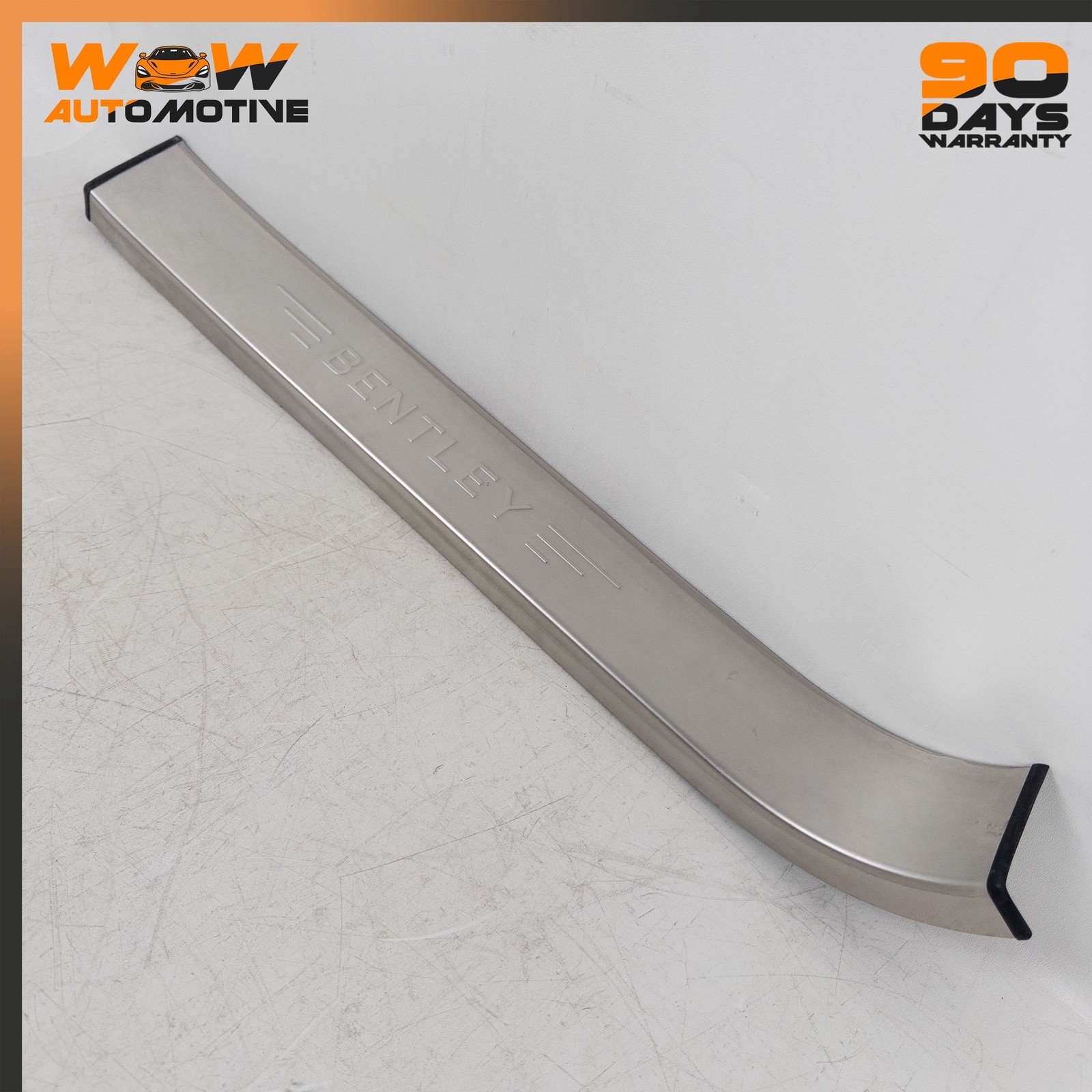 06-19 BENTLEY CONTINENTAL FLYING SPUR FRONT RIGHT SILL TRIM STRIP PLATE COVER OE