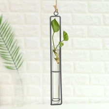 Hanging Hydroponic Plant Terrarium Transparent Hanging Glass Plants Vase Decor