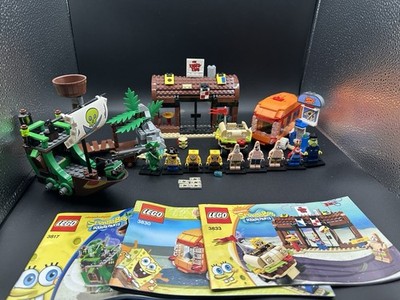 LEGO SpongeBob SquarePants Lot 3817 3833 3830 Mini Figs and Instructions No Box