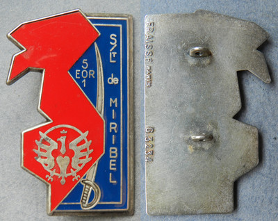 SLT DE MIRIBEL, PROMOTION EOR EAABC, 5. KÜRASSIERE INDOCHINA - FRISCH 3234