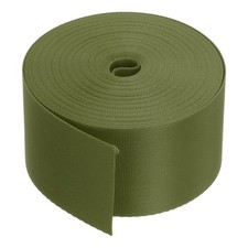 Flat Nylon Webbing Strap 2 Inch 10 Yards Chestnut Brown for Backpack