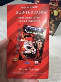 Sega GENESIS Authentic STREETS OF RAGE 3 Completed with New Manual