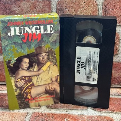 Jungle Jim VHS Used Johnny Weissmuller Goodtimes Atomic Bomb Adventure