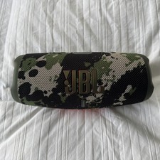 JBL Charge 5 Bluetooth Speaker Camo   Waterproof IP67   Excellent Condition