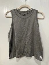 Vuori Heather Grey Energy Top Tank Run Rise Shine Women’s Sz Large Active