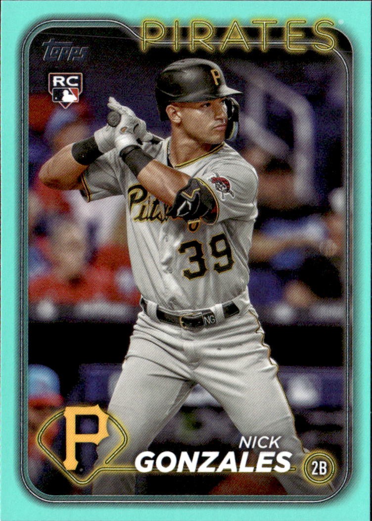 2024 Topps Nick Gonzales #168 Aqua