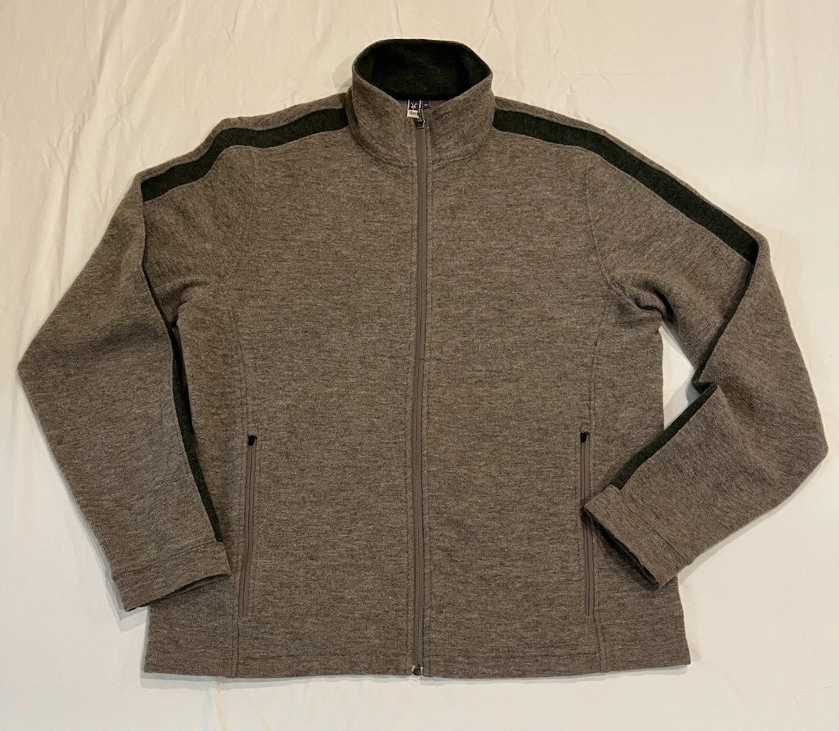ジャケット・アウター MLVINCE heavy fooded wool jacket XL Alpine Swiss Grant Mens Wool Blend Jacket Classic Zip Up Coat