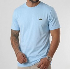 Image of Lacoste Men's Cotton T-shirt Light Blue Colour