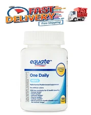 Equate One Daily Men's Multivitamin/Multimineral Supplement Tablets, 100 Count