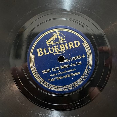 FATS WALLER - Yacht Club Swing (Label Error)(1938)- 10'' Shellac 78RPM Record - V