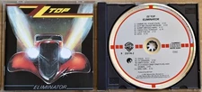 ZZ Top Eliminator 1st press 1984 West Germany target 9 23774-2 smooth case