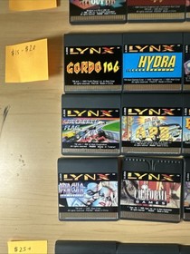 Lot Of 29 Atari Lynx Games Shadow Of The Beast Chips Challenge Scrapyard Zarlor