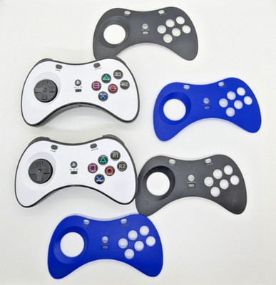 2x PowerA Fusion Fighting Pad Saturn Style Controller PS4 + 1x Anleitung