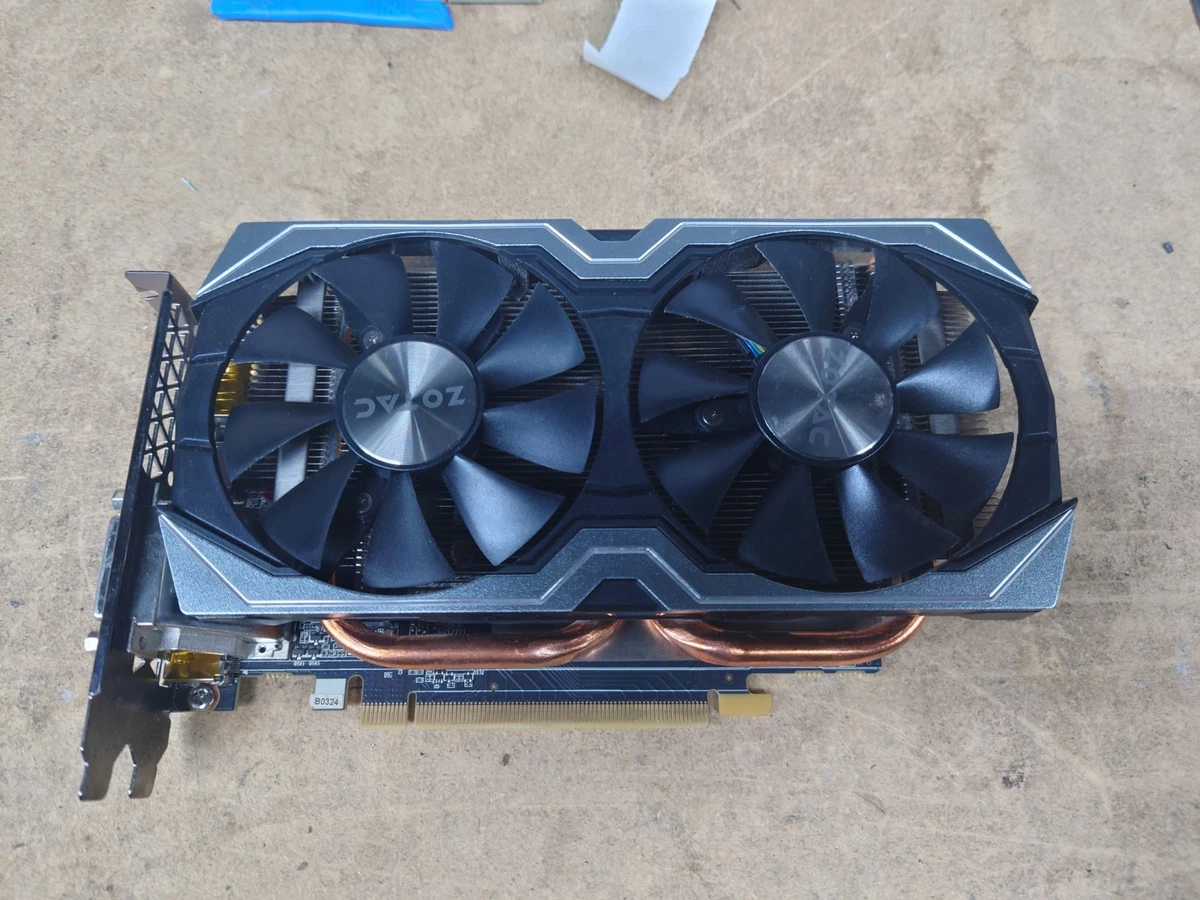 【中古品】ZOTAC GEFORCE GTX 1060 ZOTAC GeForce GTX 1060 Mini Graphics Card - Black (ZT-P10600A-10L