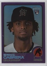 2022 Heritage High Number Hot Box Chrome Purple Refractor Edward Cabrera b3e