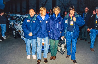 Miki Biasion Ari Vatanen Fabrizia Pons and Tiziano Siviero New Zea- Old Photo