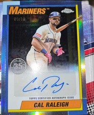 Cal Raleigh Auto/Numbered Card...Topps Chrome Update Series