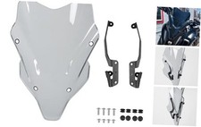 Motorcycle Large Windshield Windscreen Compatible with Y-amaha MT07 Light Smoke