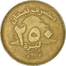 [#1382911] Lebanon, 250 Livres, 2003
