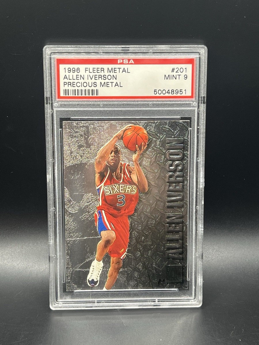 Allen Iverson PRECIOUS METAL #201 PMG RC Skybox Fleer 1996-97
