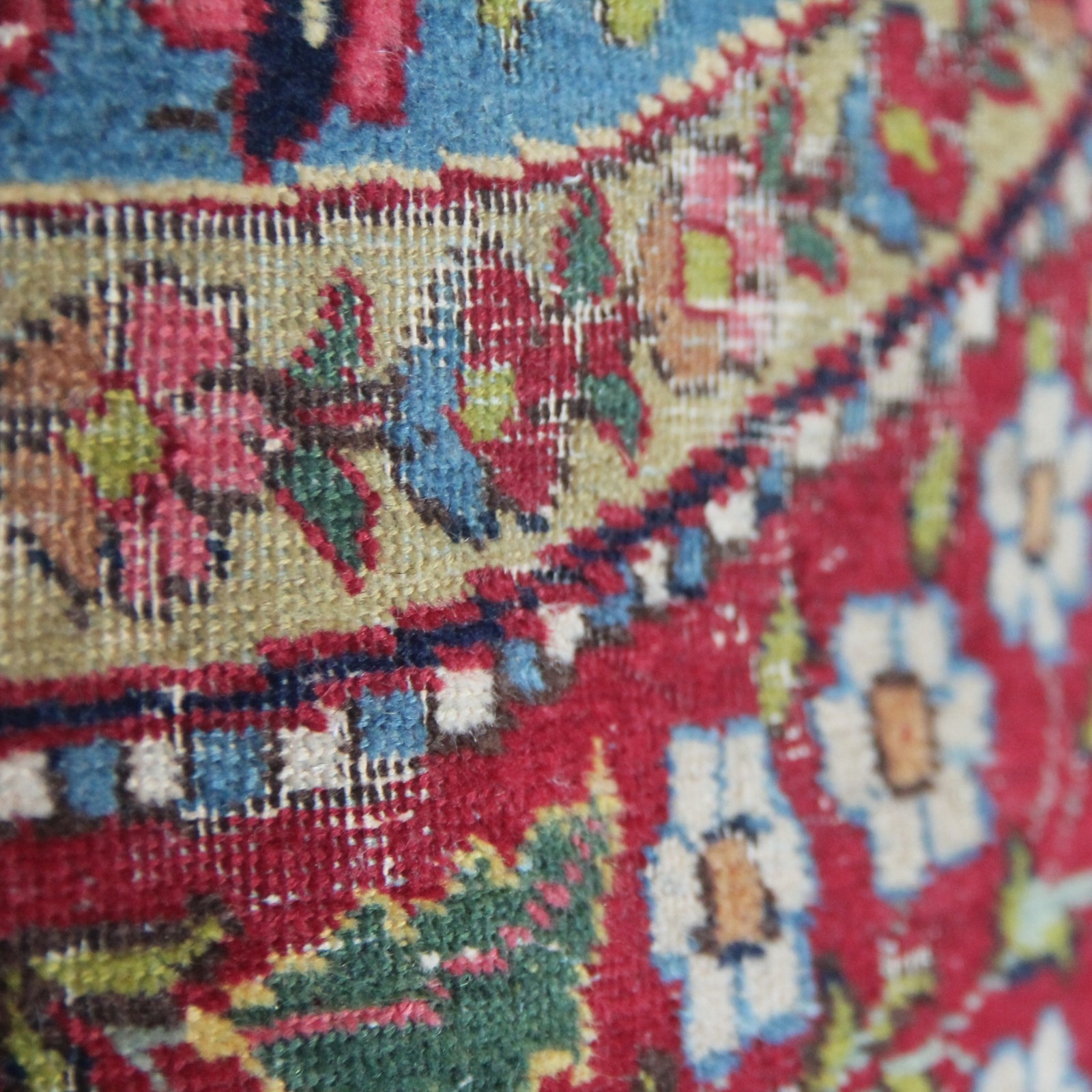 Curated Antique Rug Fragment - 2x5 ft | Handmade Oriental Wool Rug for Bedroom