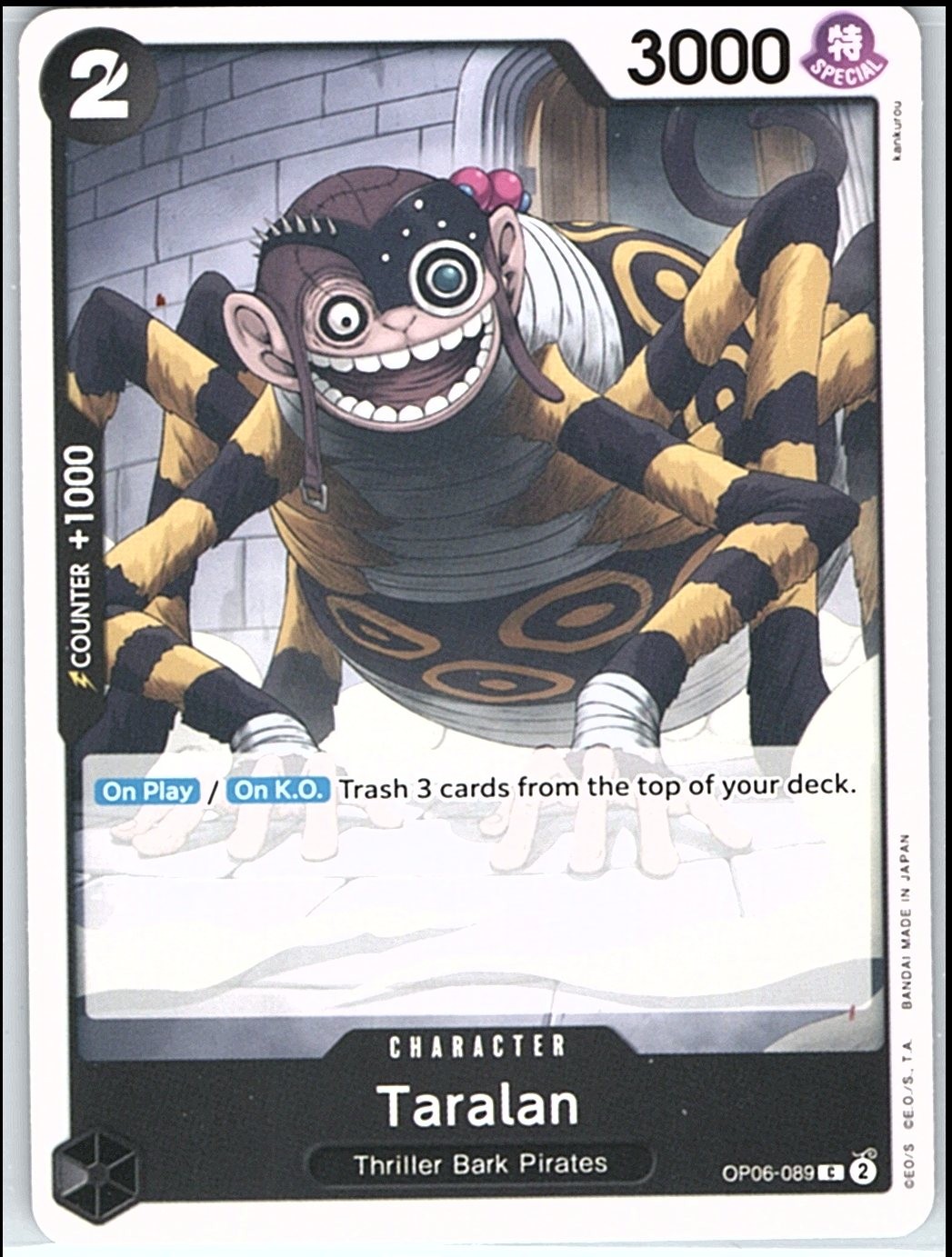 One Piece - Taralan [OP06-OP06-089]-NM