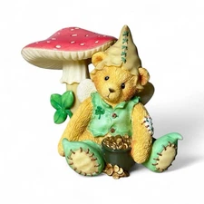 Vintage Cherished Teddies Ryan "I'm Green With Envy for You" Figurine 1996 NOB