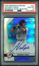 2020 Bowman Sterling Prospect Autographs Anthony Volpe Prospect Auto-blue Ref. P