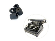 x4 New Replacement Rubber Feet for Molle No.3 Typewriter Part Antique Vtg thumbnail