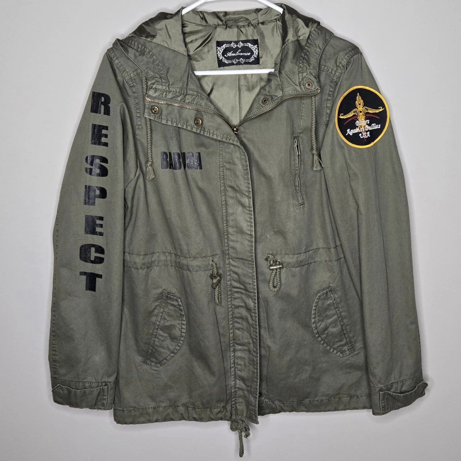 BIKERS AGAINST BULLIES American Bruiser Customized Unisex Jacket RARE - St. Jude