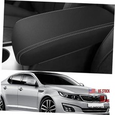 Car Center Console Armrest Cover for Kia For Optima 2016 2020 Gray Stitches