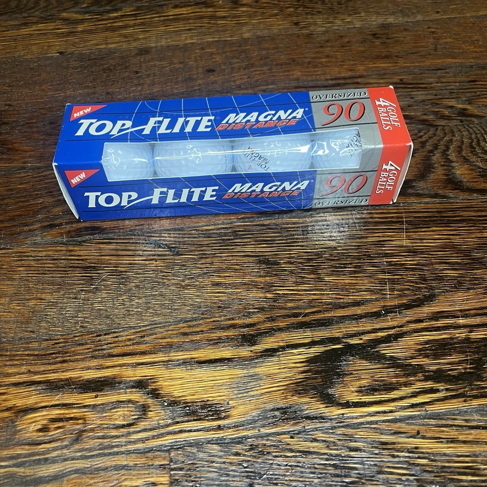 Bolas de golfe vintage Top Flite Magna distância tamanho grande 90 (4) bolas totais 7 total - Imagem 3 de 4