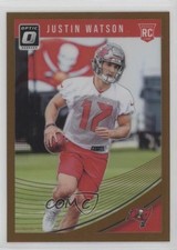 2018 Donruss Optic Rookies Bronze Prizm Justin Watson #112 5jx