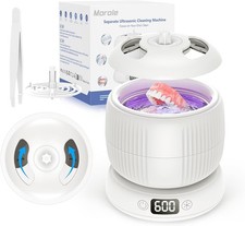 2025 High-Tech Retainer  Denture Cleaner w/ Separate Base  4 Wash Programs