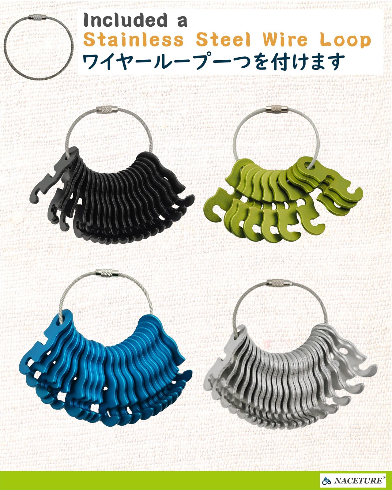 Rope Tensioner Aluminum Alloy Camping Tent Guyline Cord Adjuster Camping Of Gear