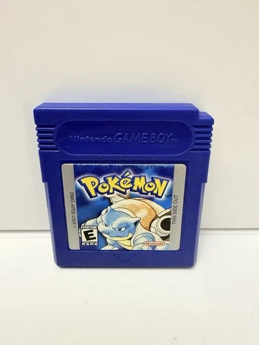 Pokemon Blue Version - Game Boy- Authentic- Tested - Saves