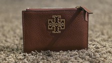 Tory Burch Wallet, Britten Collection, Brown