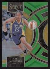 2024 Panini Select WNBA #122 Aari McDonald Neon Green Prizms #/75