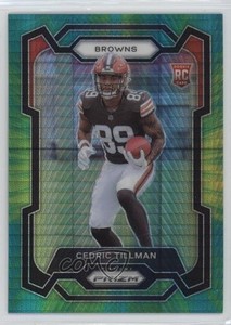 2023 Panini Prizm Rookies Hyper Prizm /175 Cedric Tillman #321 Rookie RC
