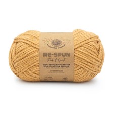 Lion Brand Yarn Re-Spun Thick  Quick "Squash" 12oz